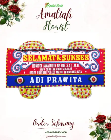 Papan Bunga Ucapan Selamat Mergosari
