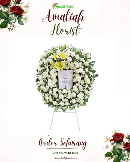 Krans Bunga Duka Mergosari