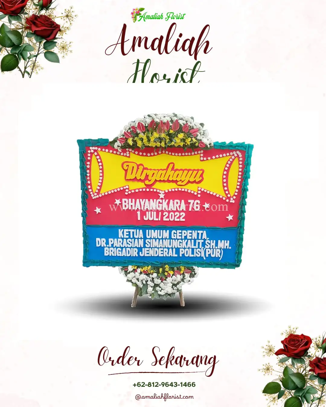 Papan Bunga HUT Ulang Tahun Mergosari